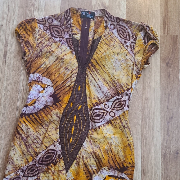 ⭐️2X HP⭐️ Batik Embroidery African Dress - Picture 3 of 8